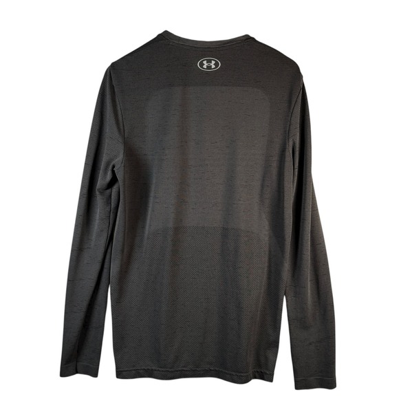Under Armour Men's M Gray Fitted Long Sleeve Performance‎ Shirt Minimalist - Picture 2 of 5